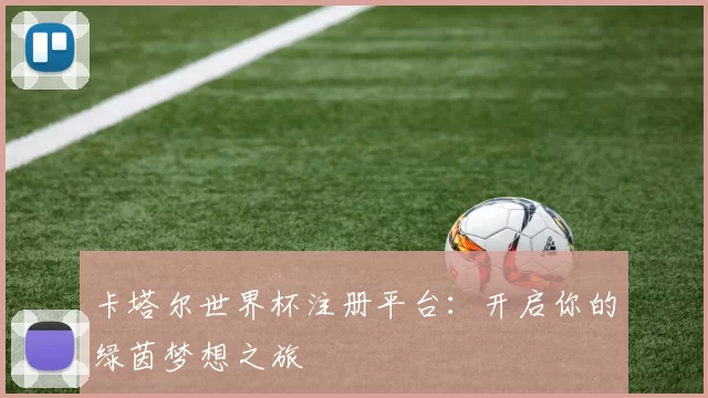 卡塔尔世界杯注册平台:开启你的绿茵梦想之旅