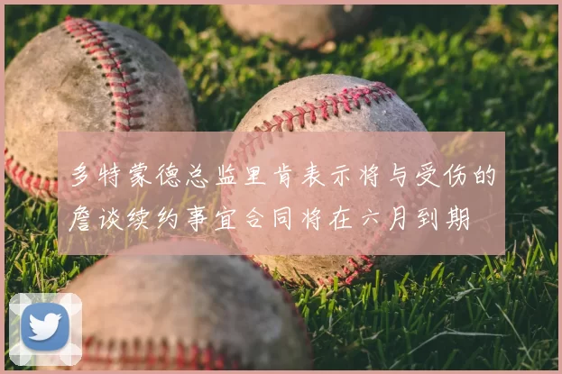 多特蒙德总监里肯表示将与受伤的詹谈续约事宜合同将在六月到期