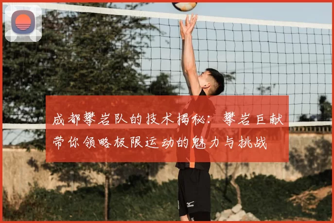成都攀岩队的技术揭秘：攀岩巨献带你领略极限运动的魅力与挑战